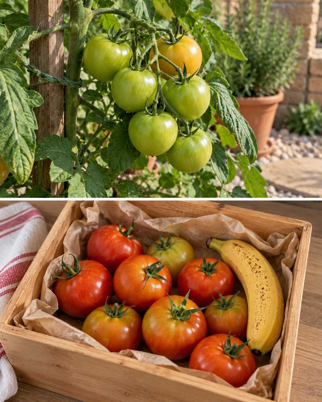 ¿Tus tomates todavía tienen frutos verdes? El truco para aprovecharlos antes de que baje la temperatura