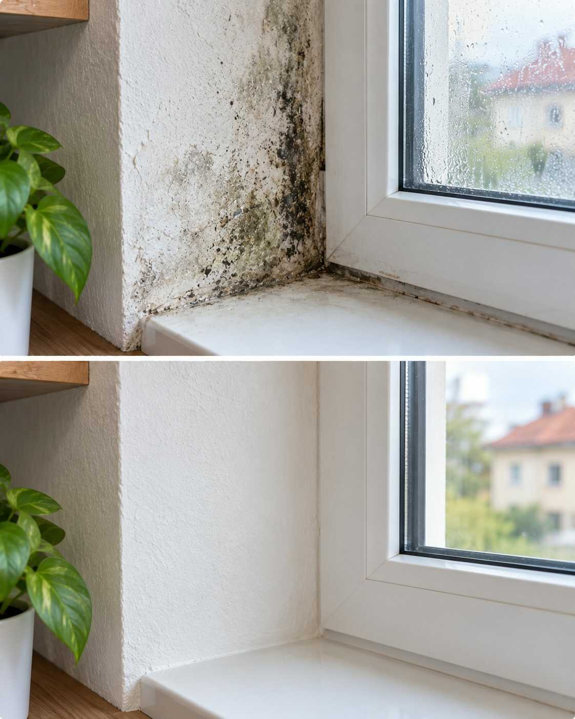 ¿Ha aparecido humedad alrededor de una ventana? No la tapes con pintura antes de comprobar de dónde viene