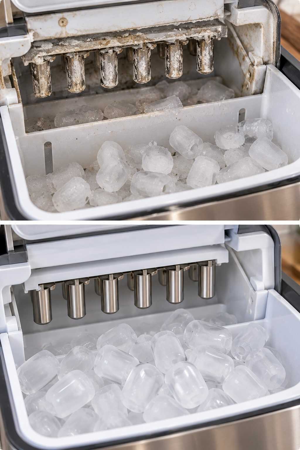 ¿Tu máquina de hielo produce cubitos más pequeños o deformes? Hay una limpieza que muchos no hacen nunca