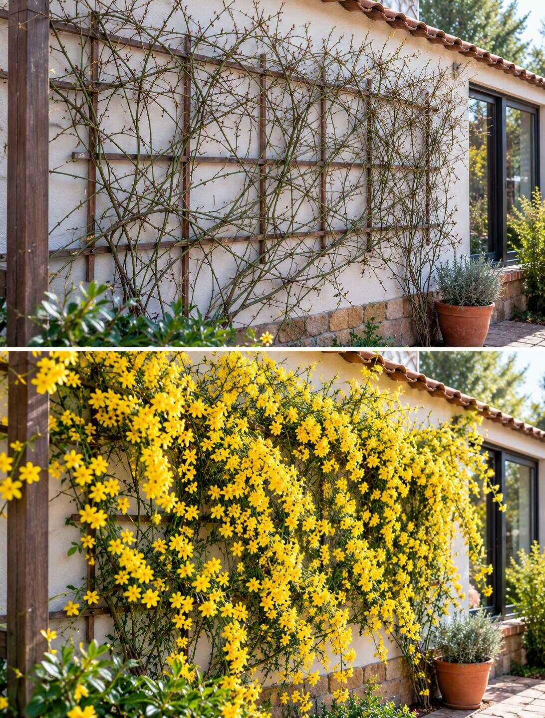 ¿Quieres que tu jardín tenga flores amarillas incluso en los días más fríos? El jazmín de invierno puede transformar una pared desnuda en una cascada de color.