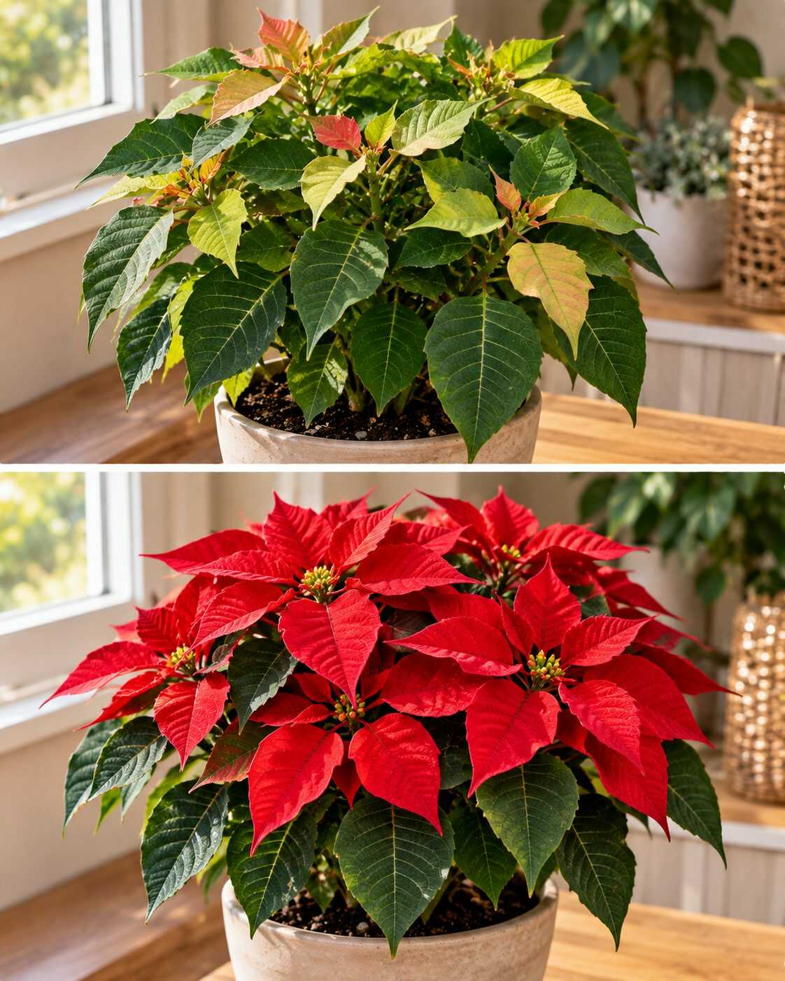 ¿Quieres que tu flor de Pascua vuelva a ponerse roja? Octubre es cuando debes empezar este cuidado si quieres color en Navidad