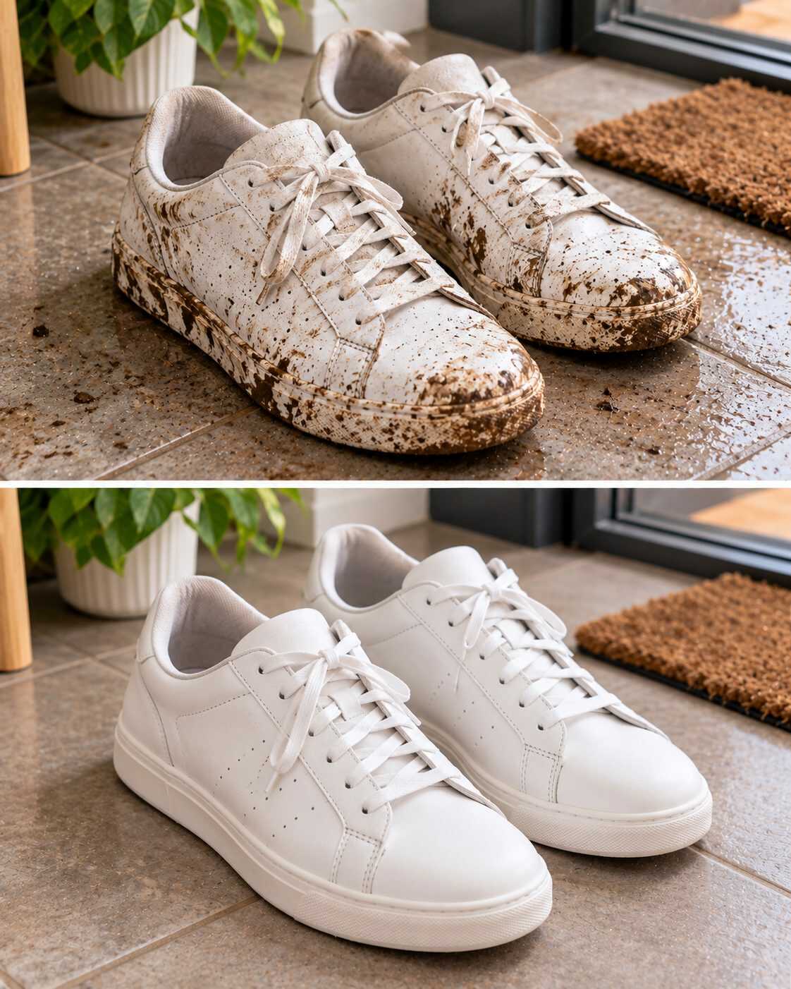 ¿Tus zapatos quedaron cubiertos de manchas después de caminar bajo la lluvia? Déjalos secar de esta manera antes de intentar recuperarlos