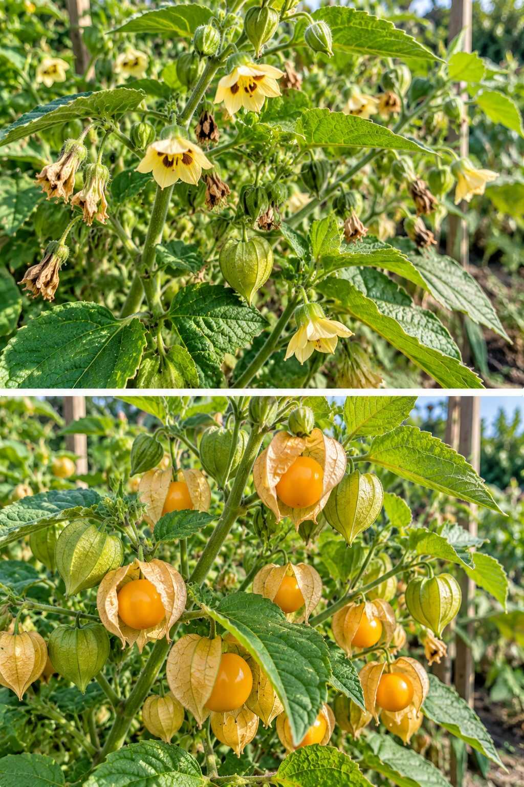 🍓 ¿Tus plantas de uchuva tienen muchas flores pero pocos frutos? Este detalle durante la floración puede estar afectando la cosecha