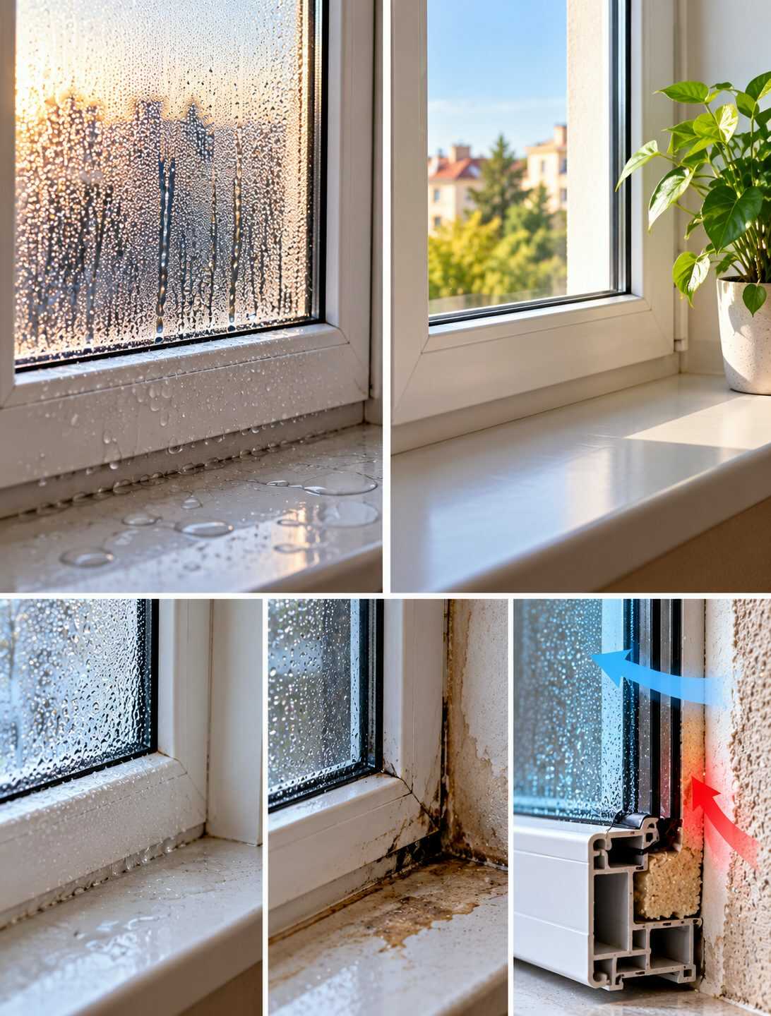 ¿Aparecen pequeñas gotas de agua debajo de las ventanas cada mañana? Descubre cómo distinguir la condensación habitual de un problema de aislamiento o filtración