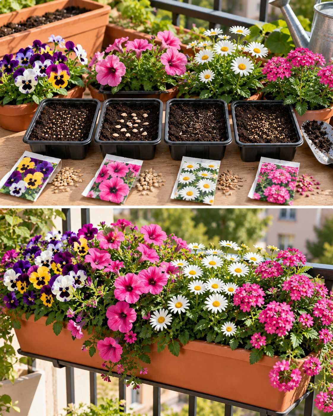¿Quieres un balcón explotando de flores durante toda la primavera y el verano? Octubre es el momento de sembrar estas 4 especies