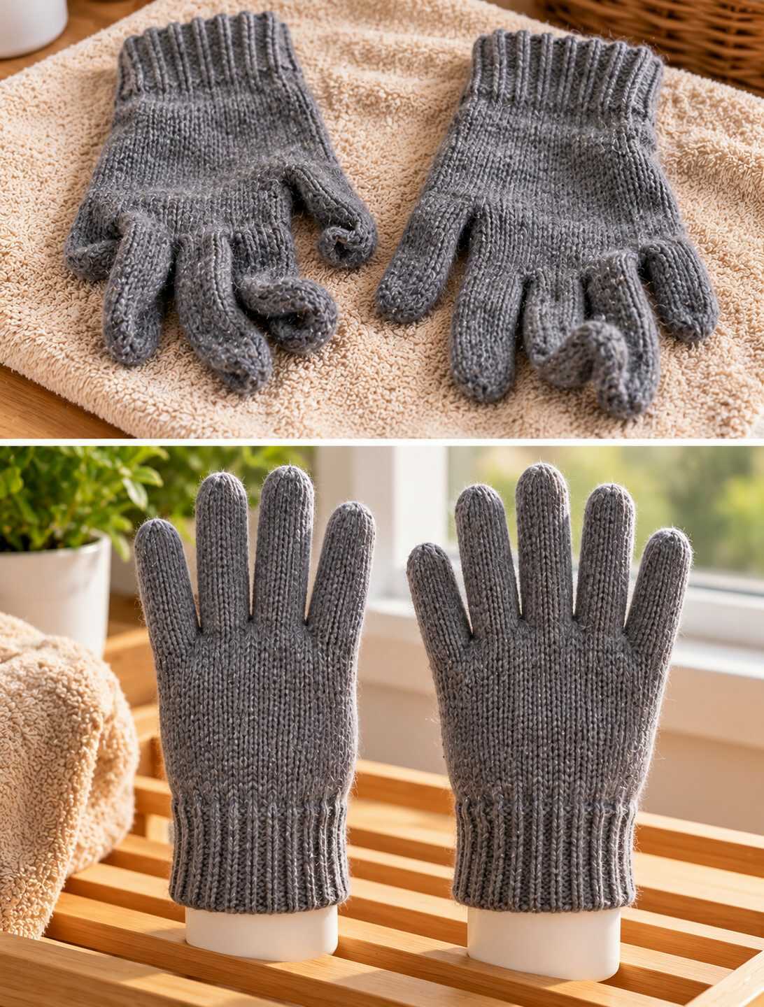 ¿Tus guantes de invierno tienen los dedos deformados después de lavarlos? Aprende a secarlos conservando su forma sin estirar las costuras.