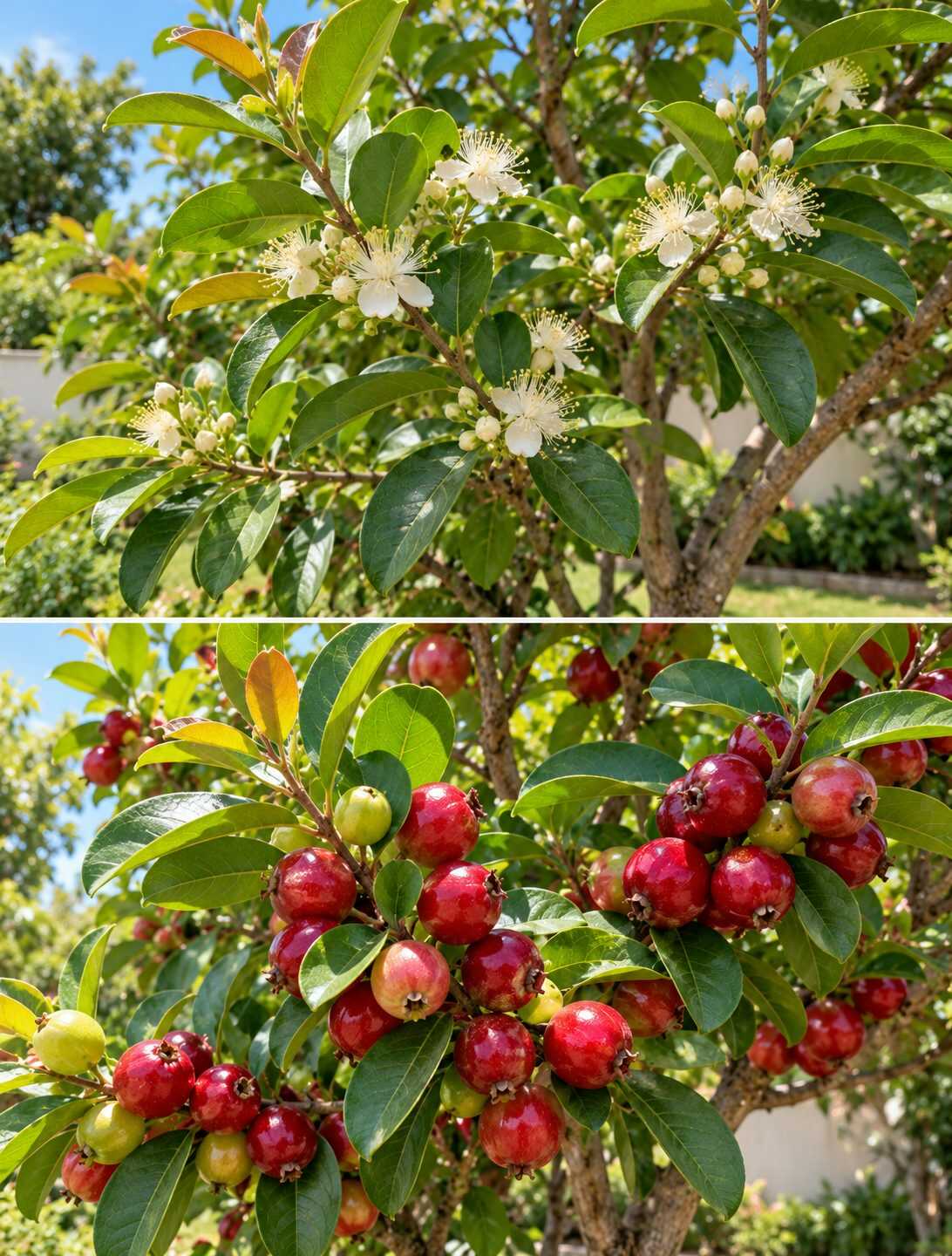 ¿Quieres que tu árbol de guayaba fresa se llene de pequeños frutos rojos y aromáticos? La ubicación y la polinización pueden marcar la diferencia en la cosecha.