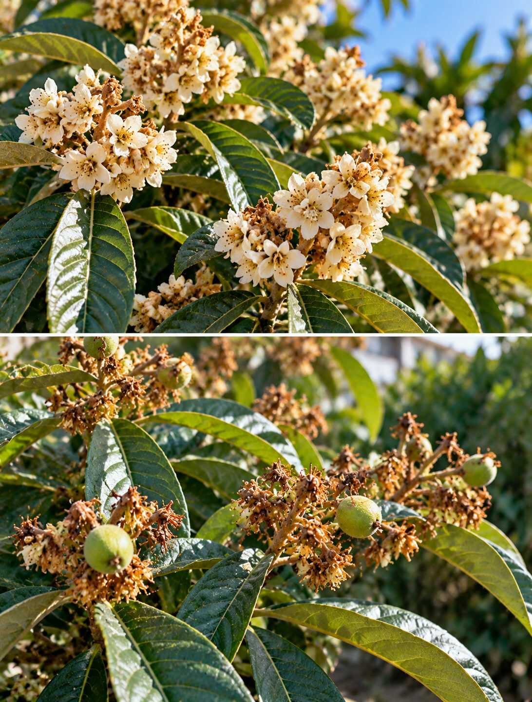¿Tu níspero japonés se llena de flores perfumadas en otoño, pero después apenas produce frutos? Las heladas y la polinización pueden estar afectando tu próxima cosecha.