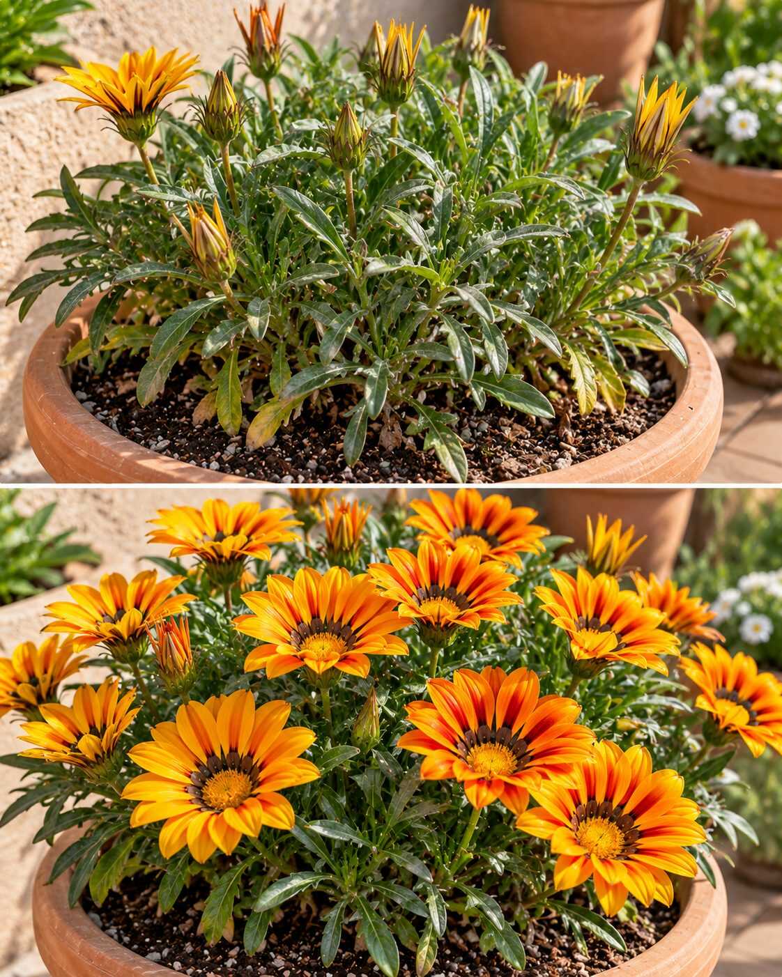 🌼 ¿Tus gazanias abren pocas flores aunque reciben sol? Hay un detalle en el suelo que puede estar frenando todo el espectáculo