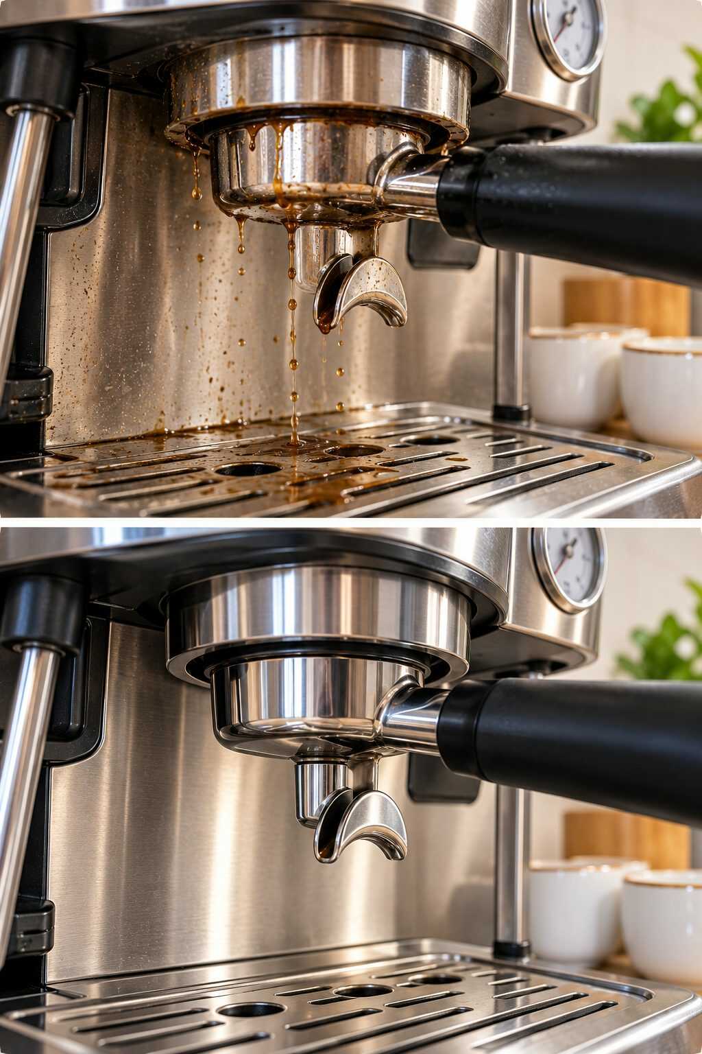 ¿Tu máquina de café espresso pierde agua alrededor del portafiltro? Antes de pensar en una avería, revisa dónde encaja