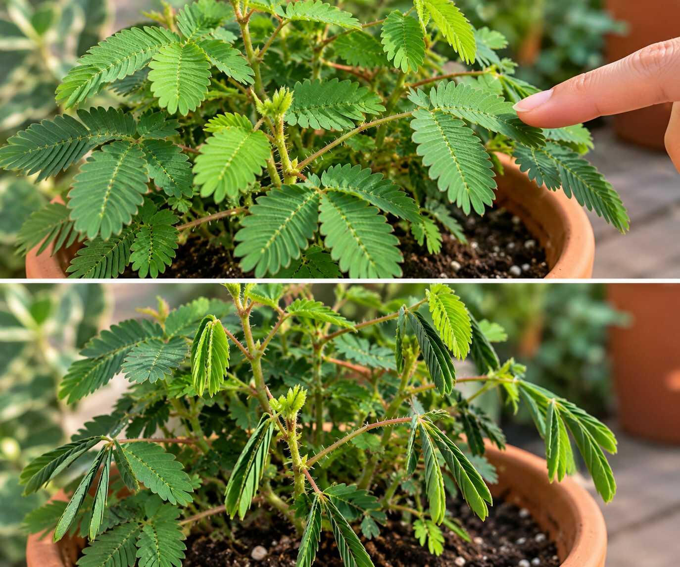 🌿 ¿Tu planta de mimosa sensitiva ya no cierra sus hojas como antes? Descubre cuándo es una respuesta natural y cuándo conviene revisar sus condiciones