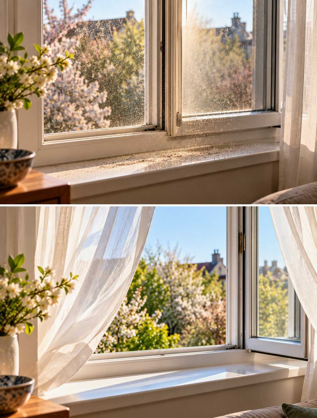 ¿Quieres abrir las ventanas para aprovechar el aire primaveral sin llenar la casa de polvo? Elegir el momento adecuado puede ayudarte.