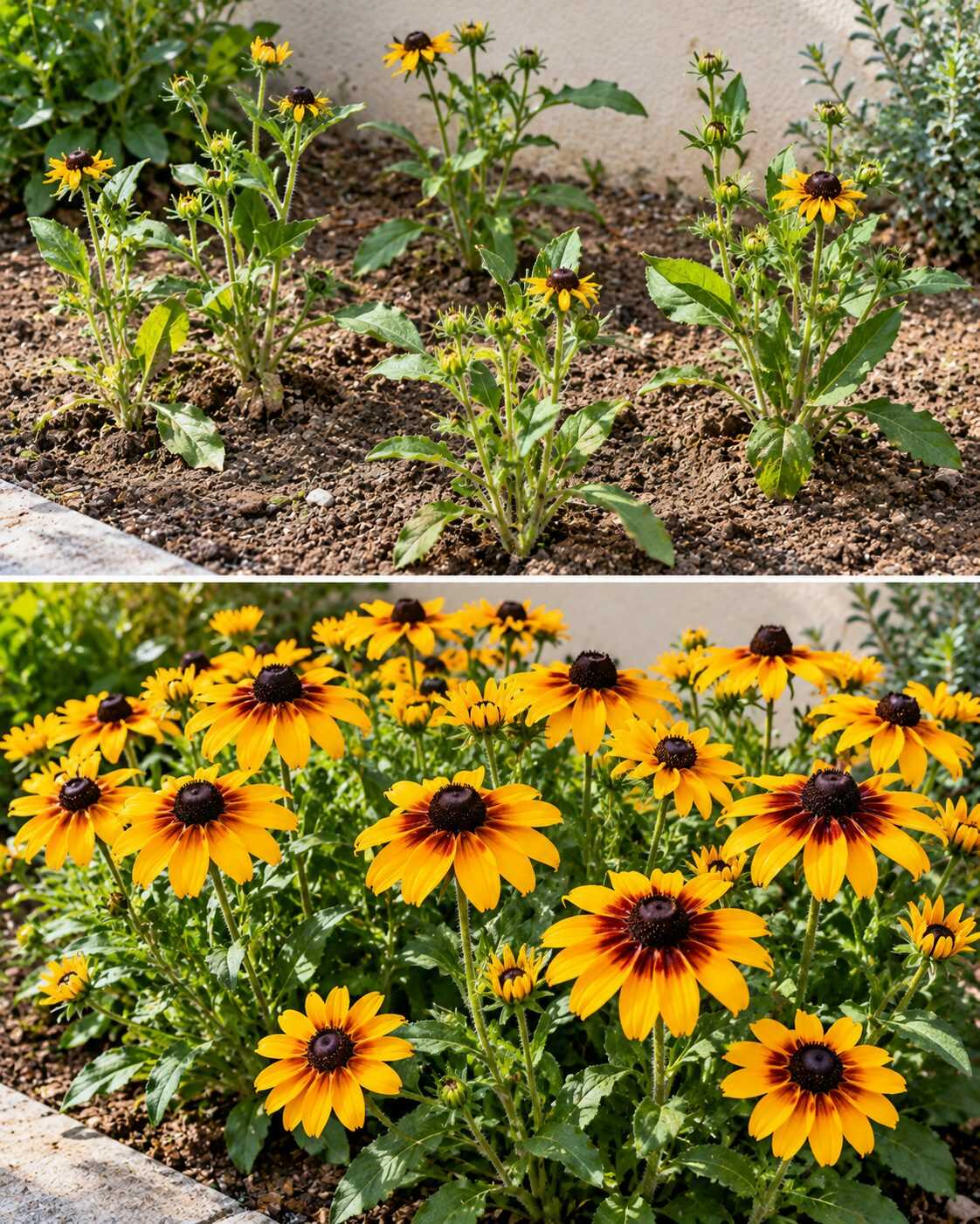 🌼 ¿Quieres un jardín lleno de flores de rudbeckia con enormes centros oscuros? Esta elección al sembrarlas puede darte plantas más fuertes y vistosas