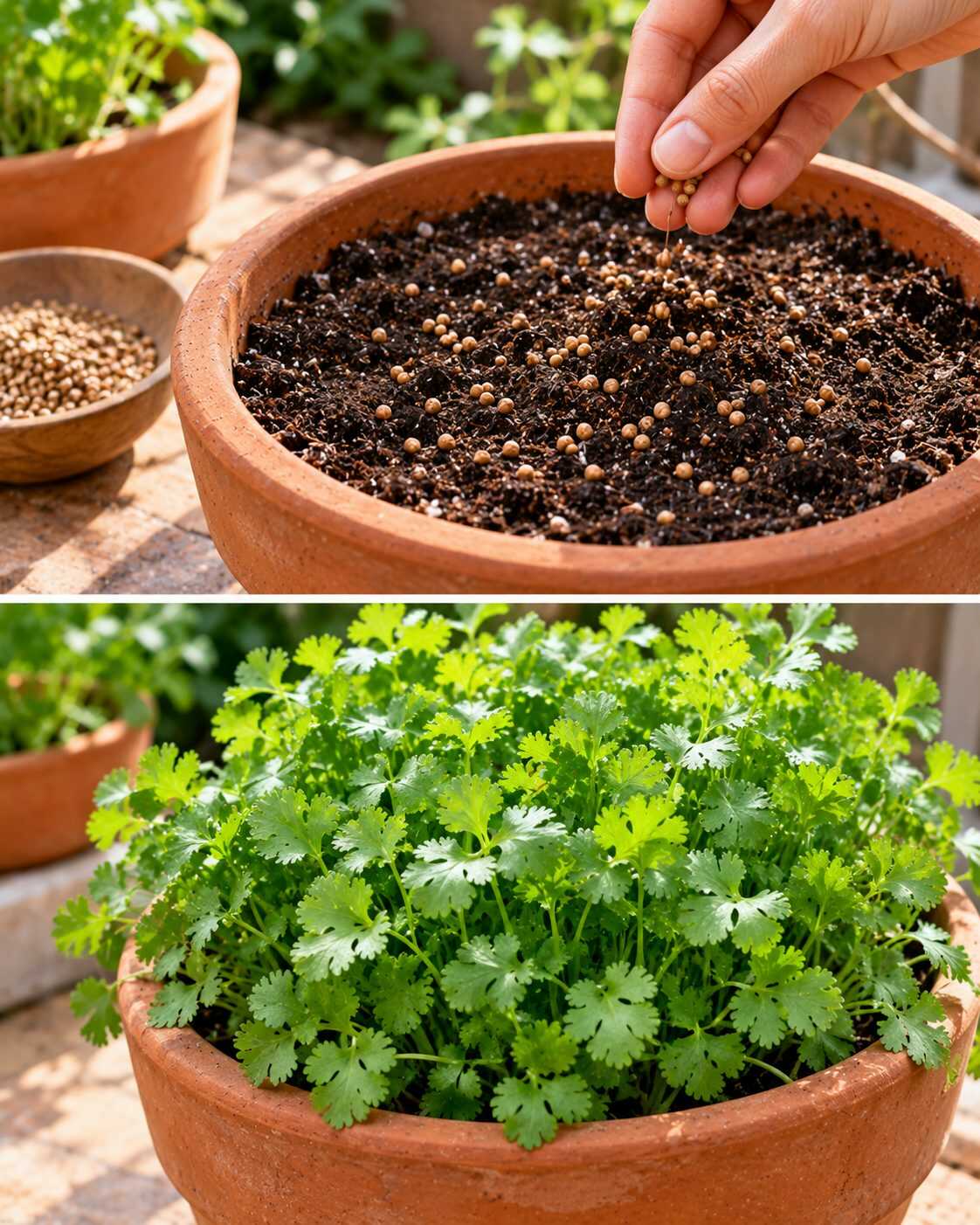 ¿Quieres llenar tus macetas de cilantro fresco durante los meses más frescos? Siémbralo en octubre de esta forma para conseguir hojas tiernas